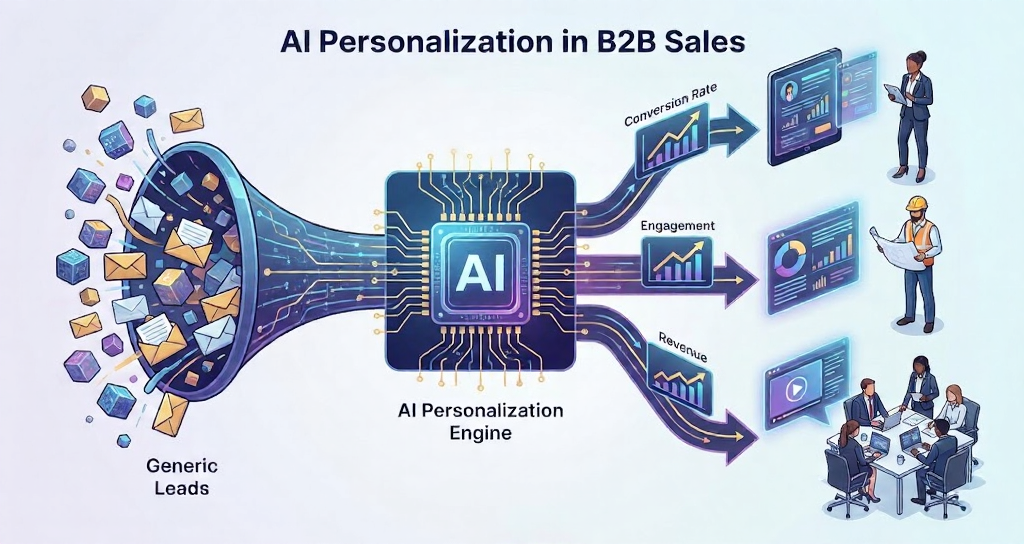 How AI Personalization Improves B2B Sales Performance